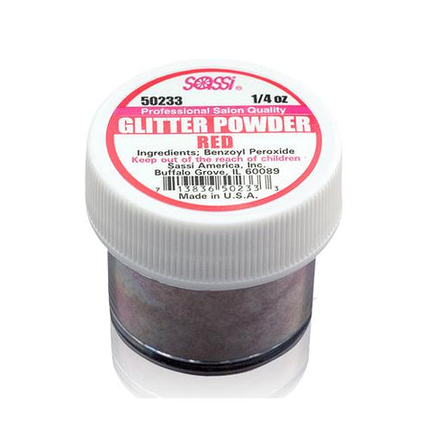 Dip & Acrylic GLITTER Powder - Red