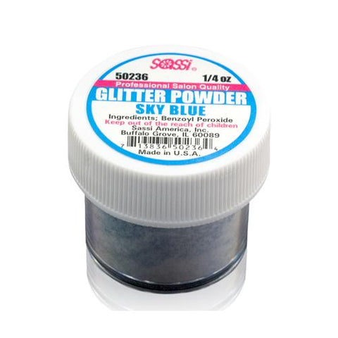 Dip & Acrylic GLITTER Powder - Sky Blue