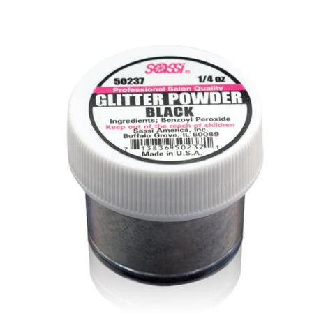 Dip & Acrylic GLITTER Powder - Black
