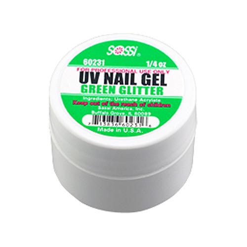 UV COLOR Gel Glitter/Green