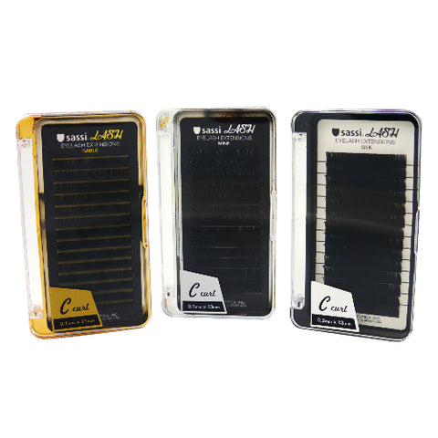 Mink/Silk/Sable C curl