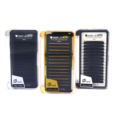 Mink/Silk/Sable D curl