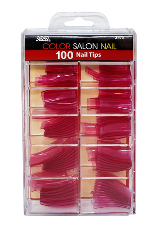 Transparent Purple 100tips