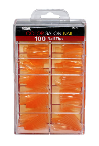 Transparent Peach 100tips