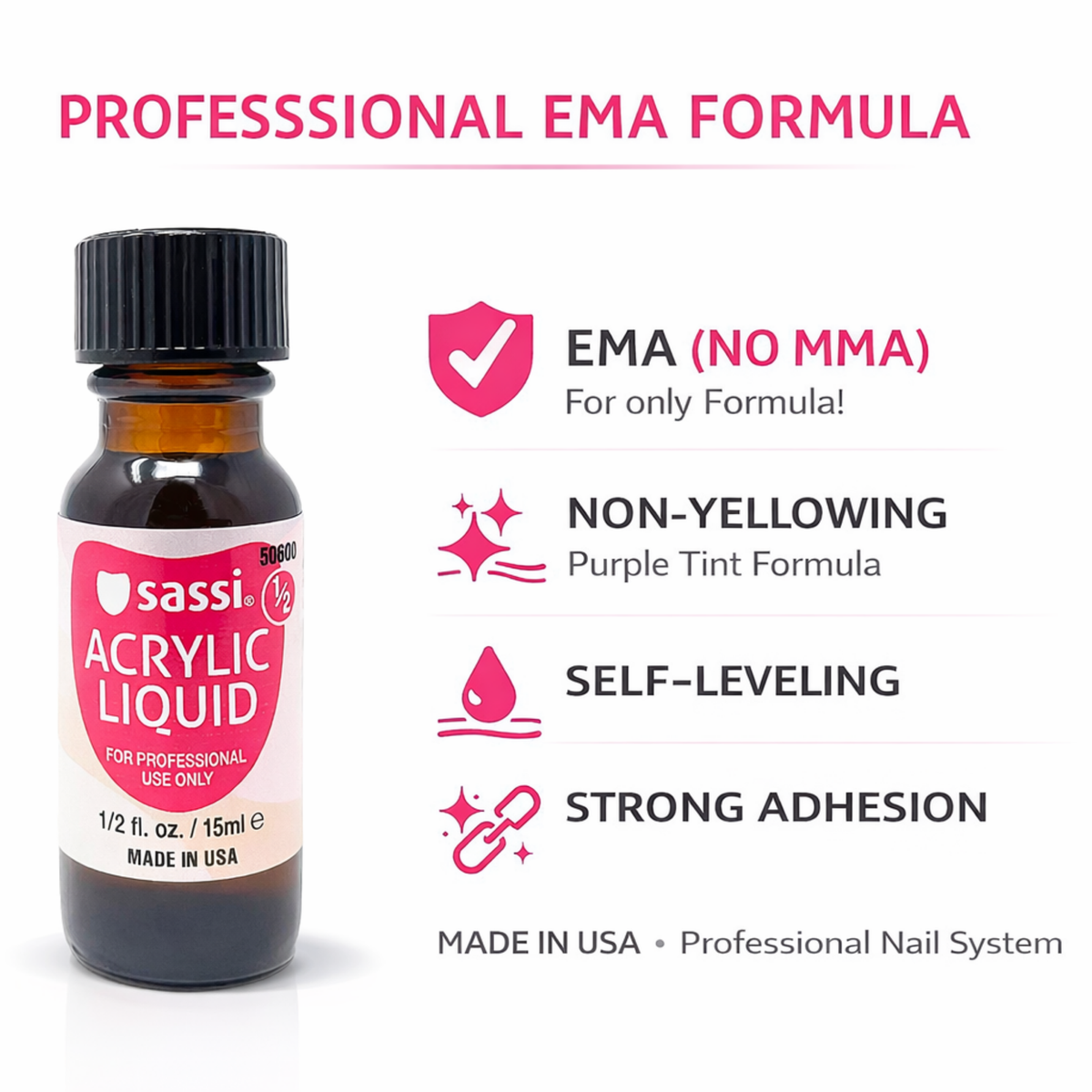 Acrylic Liquid 1/2oz