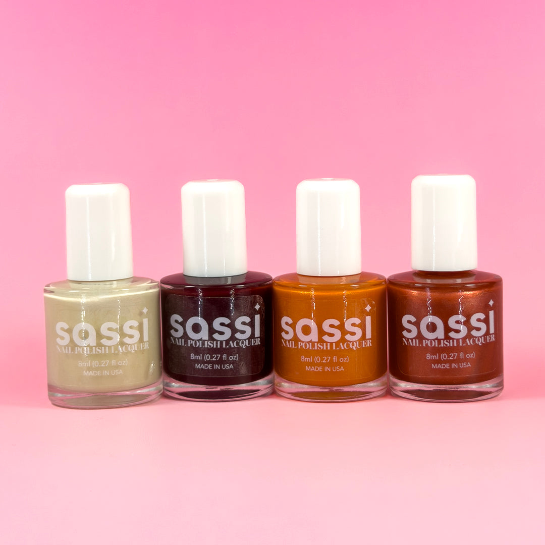 Pumpkin Spice Nail Polish Lacquer Set