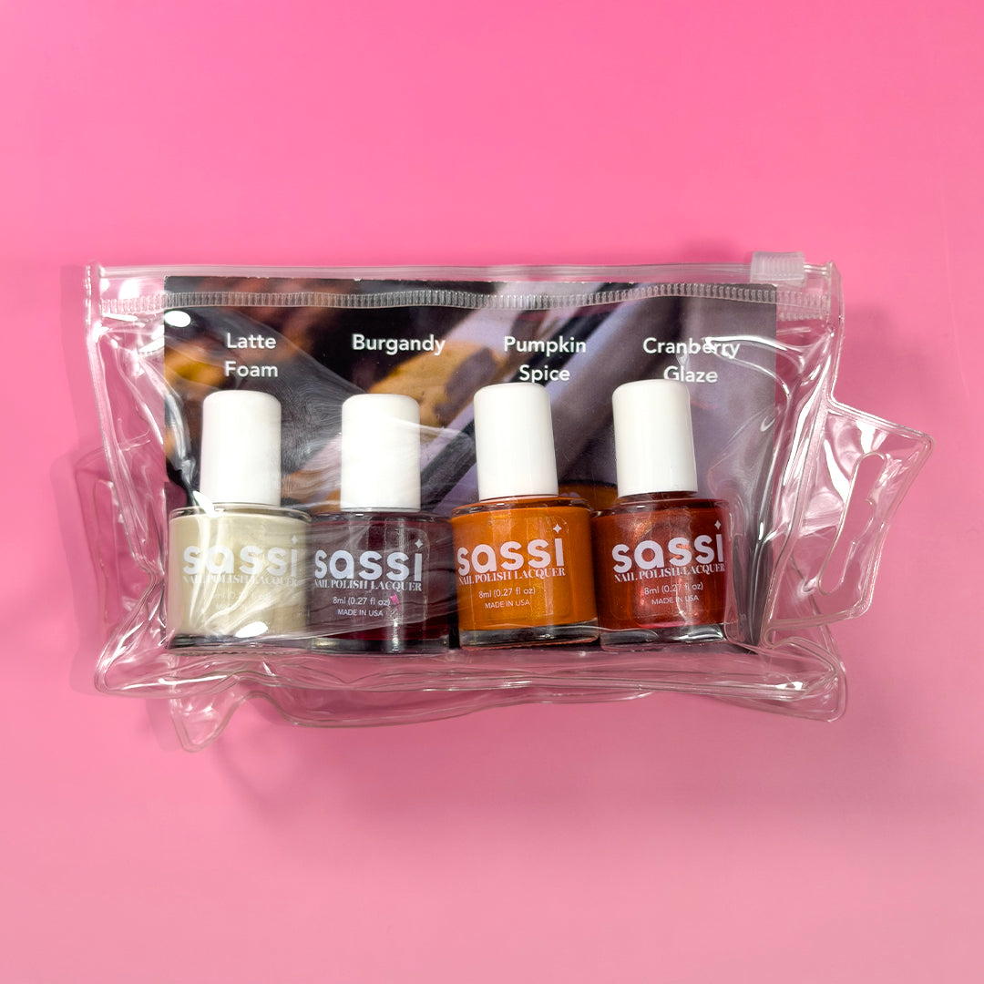 Pumpkin Spice Nail Polish Lacquer Set