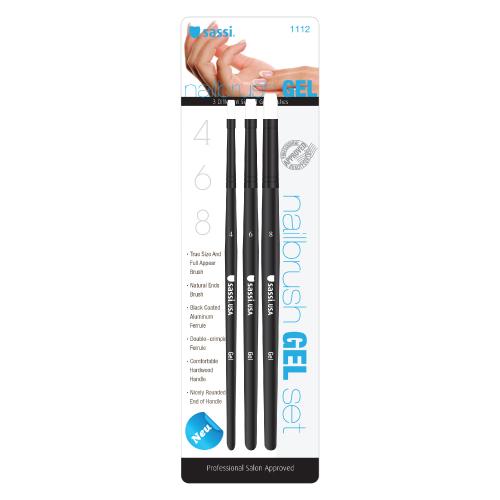 Gel Brush Set (3pcs)