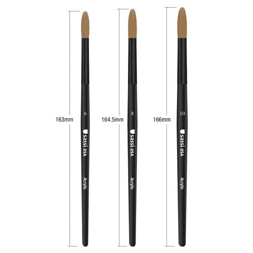 Acrylic Brush Set (3pcs)