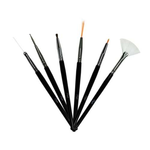 Nail Art Brush Set (6pcs)