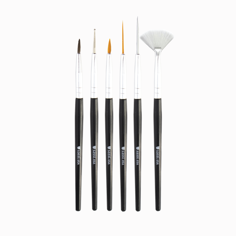 Nail Art Brush Set (6pcs)
