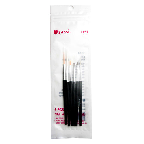 Nail Art Brush Set (6pcs)