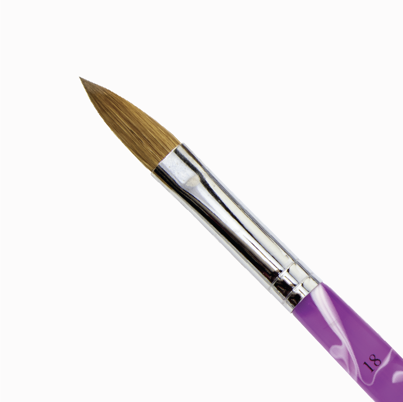 100% Pure Kolinsky Sable Brush #18