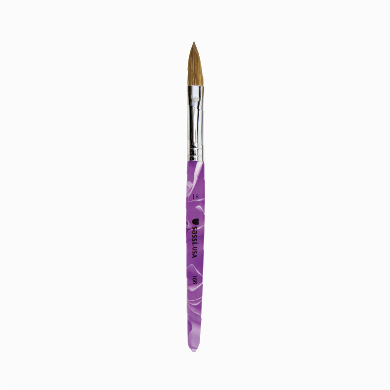 100% Pure Kolinsky Sable Brush #18
