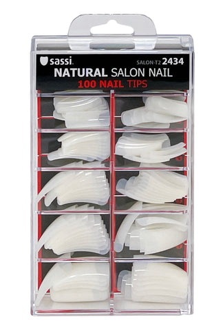 Natural Salon Tip Nail 2 100tips
