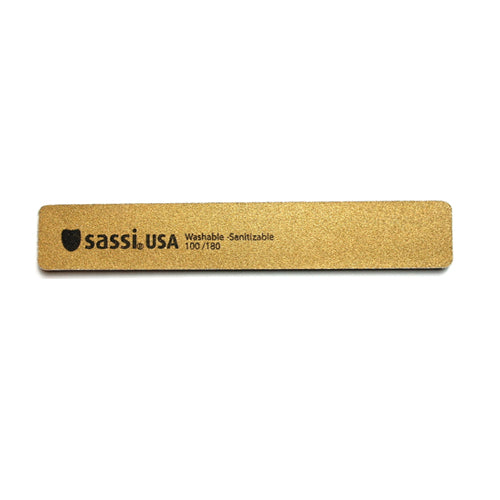 Gold Jumbo Square Emery Board 100/180
