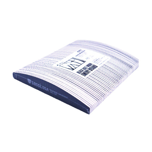 Black Half Moon Emery Board 240/240