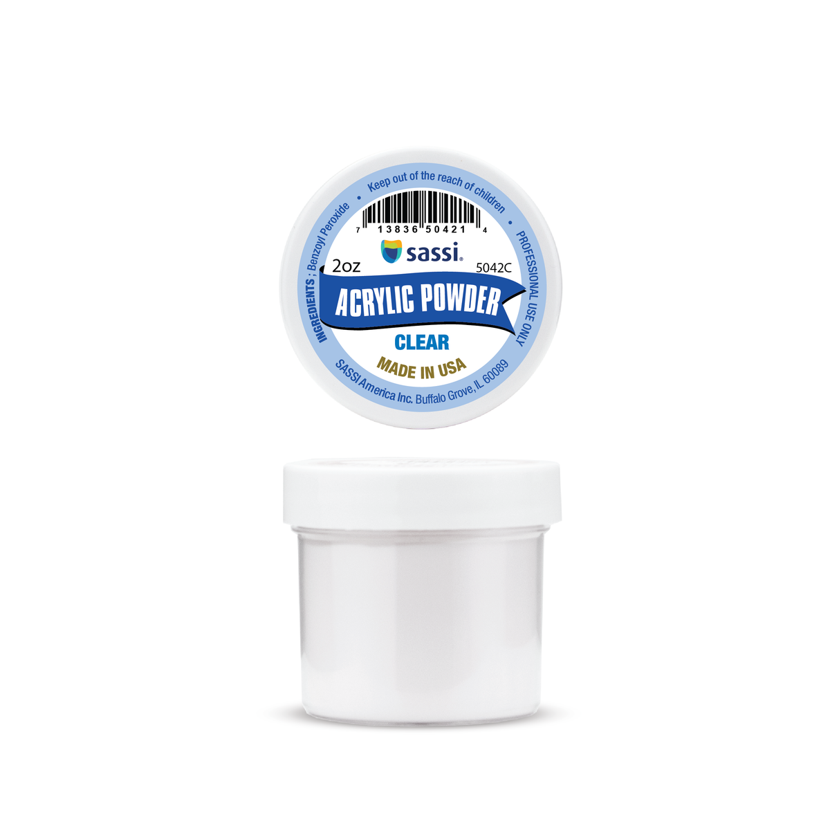 Dip & Acrylic BASIC Powder 2oz - Clear