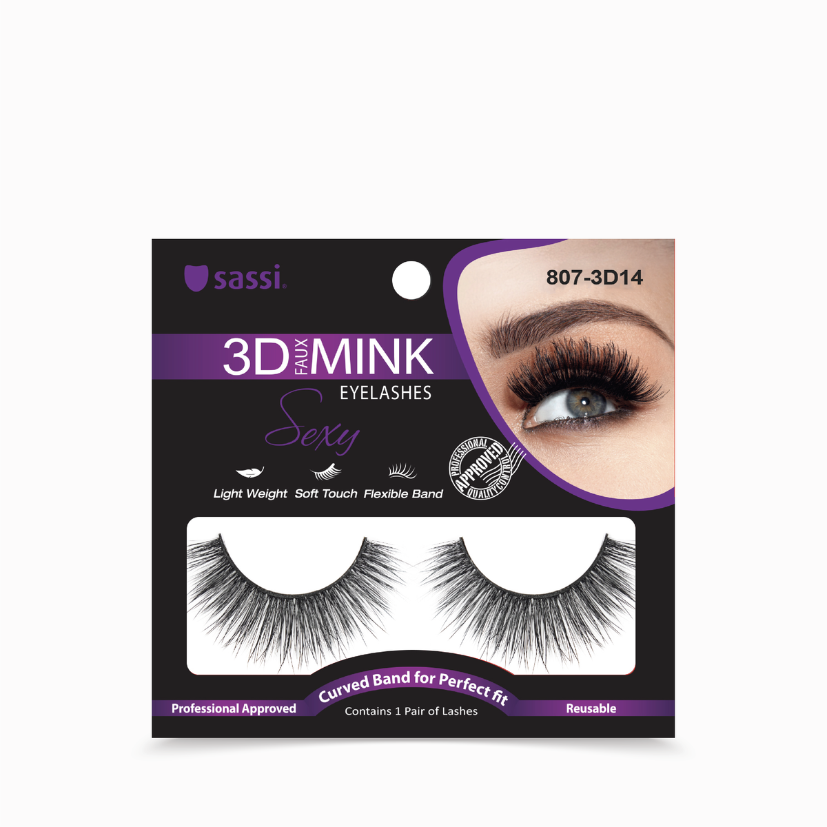 3D Faux Mink Sexy 807-3D14