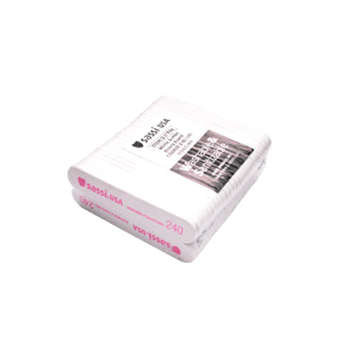 Disposable White Emery Board 240/240