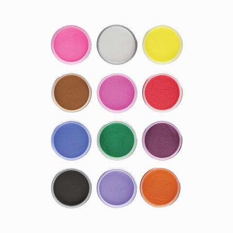 Dip & Acrylic ASSORT COLOR Powder - 12pcs/pk – SassiMall.com