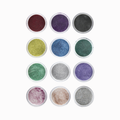 Dip & Acrylic ASSORT GLITTER Powder - 12pcs/pk