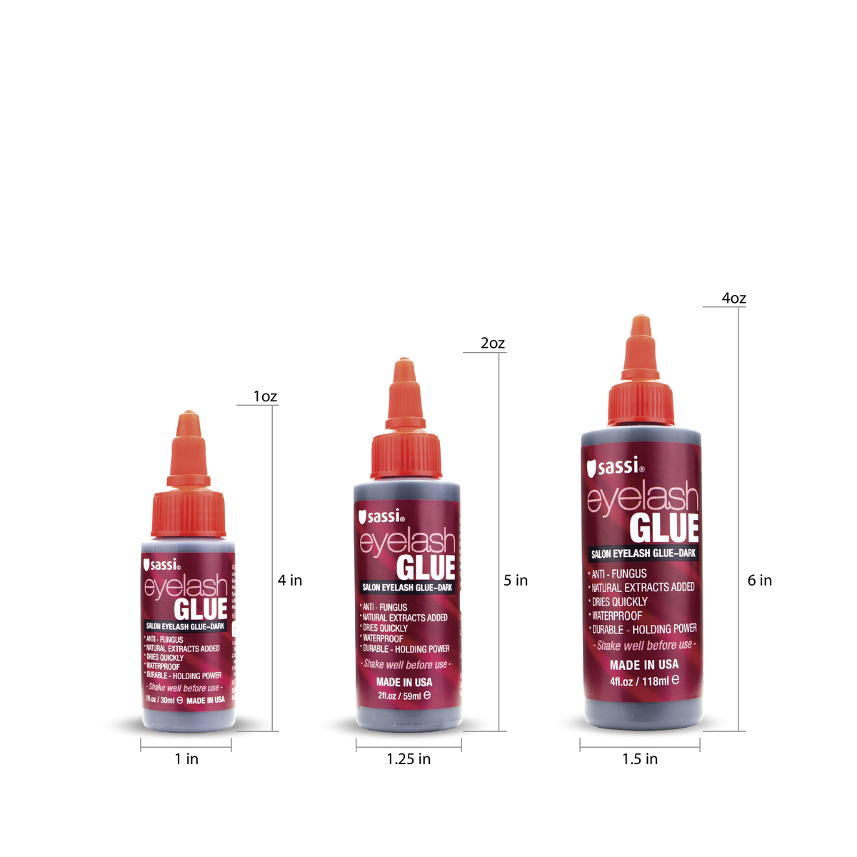 Eyelash Glue Dark, 2oz | 60ml