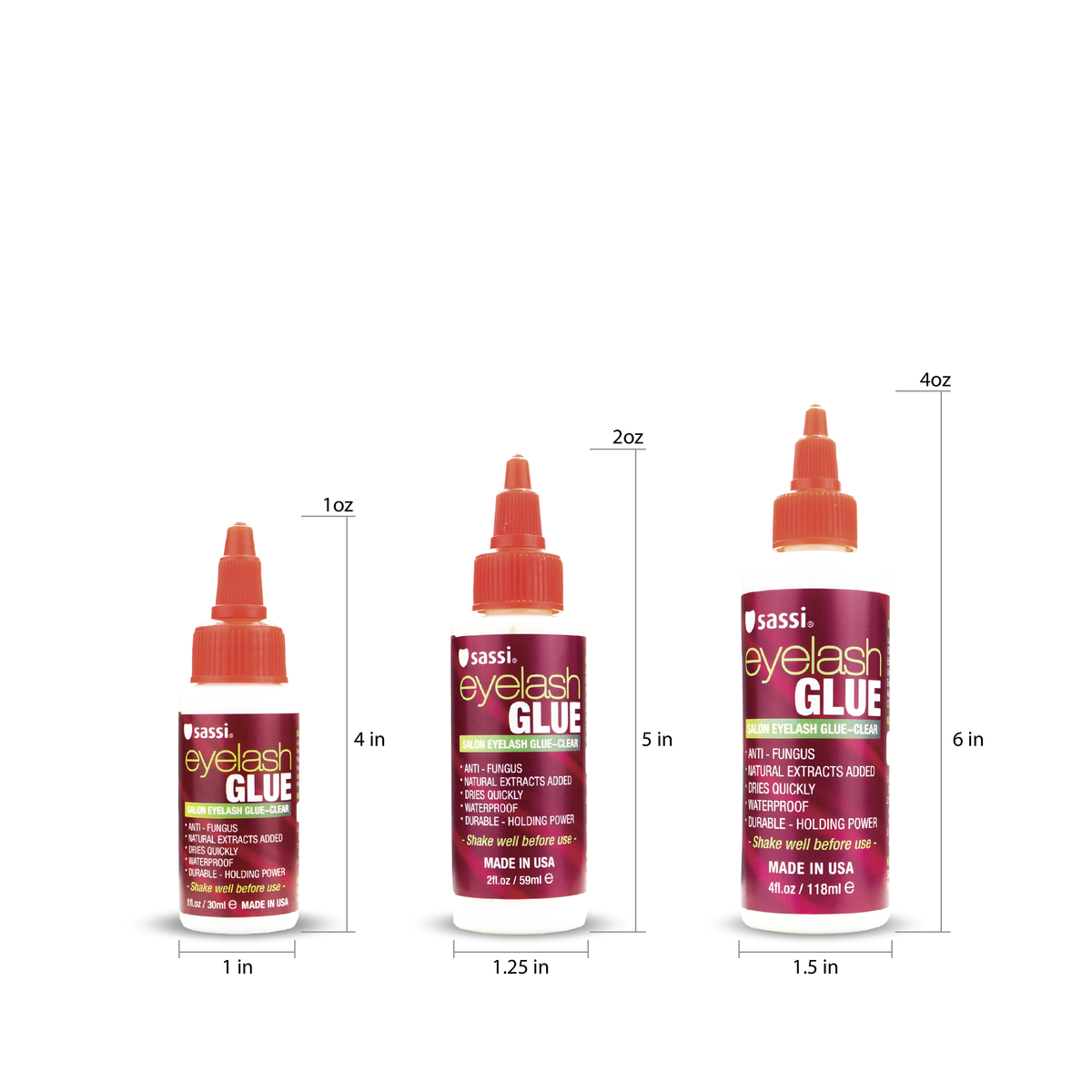 Eyelash Glue Clear, 1oz | 30ml